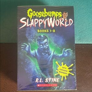 Scholastic Goosebumps SlappyWorld Books 1-8 Collection